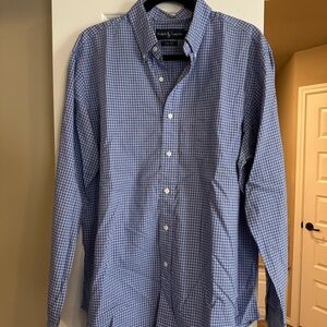 Ralph Lauren Men's Blue Gingham Shirt